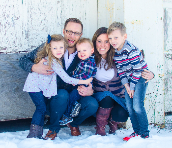 Brown family photo